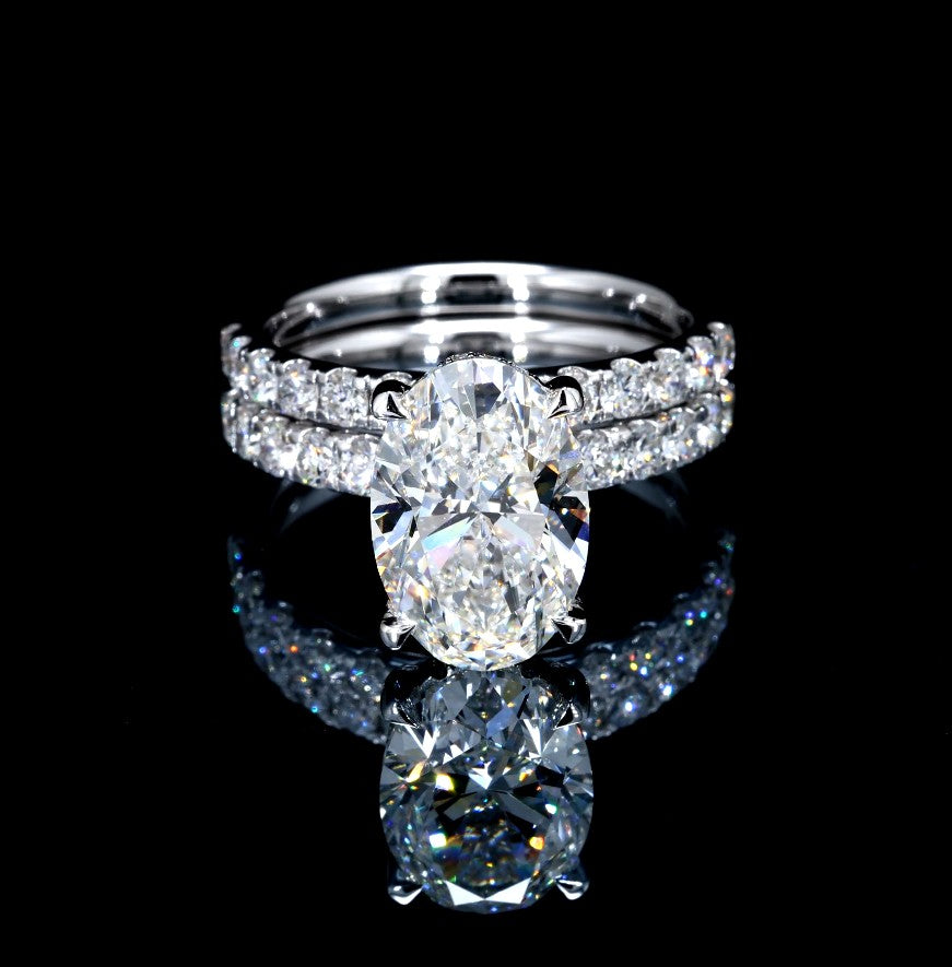 5.33CT Certified Lab-Grown Diamond Engagement Ring in 14K
