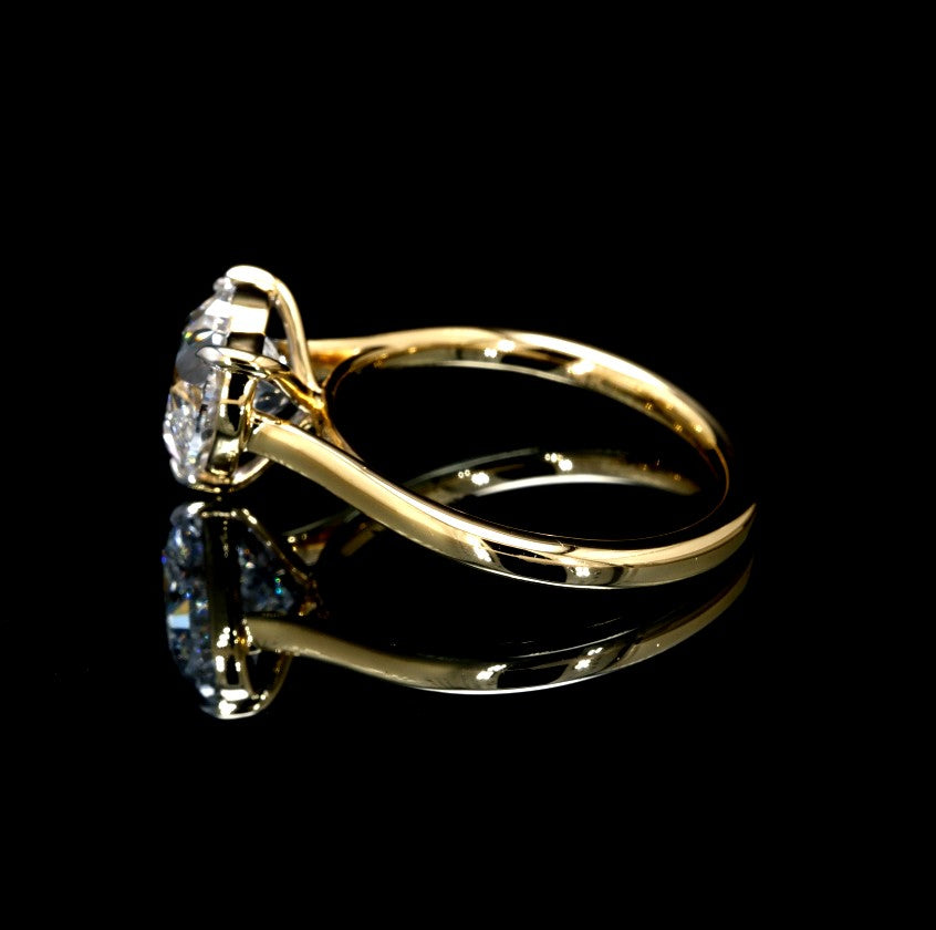 2.53W Certified Lab-Grown Diamond Engagement Ring in 14K