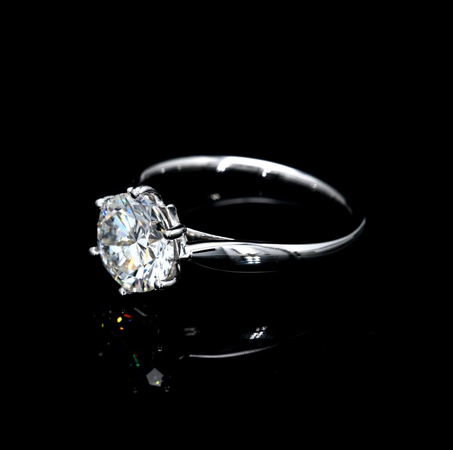 2CT Certified Lab-Grown Diamond Engagement Ring in 14K