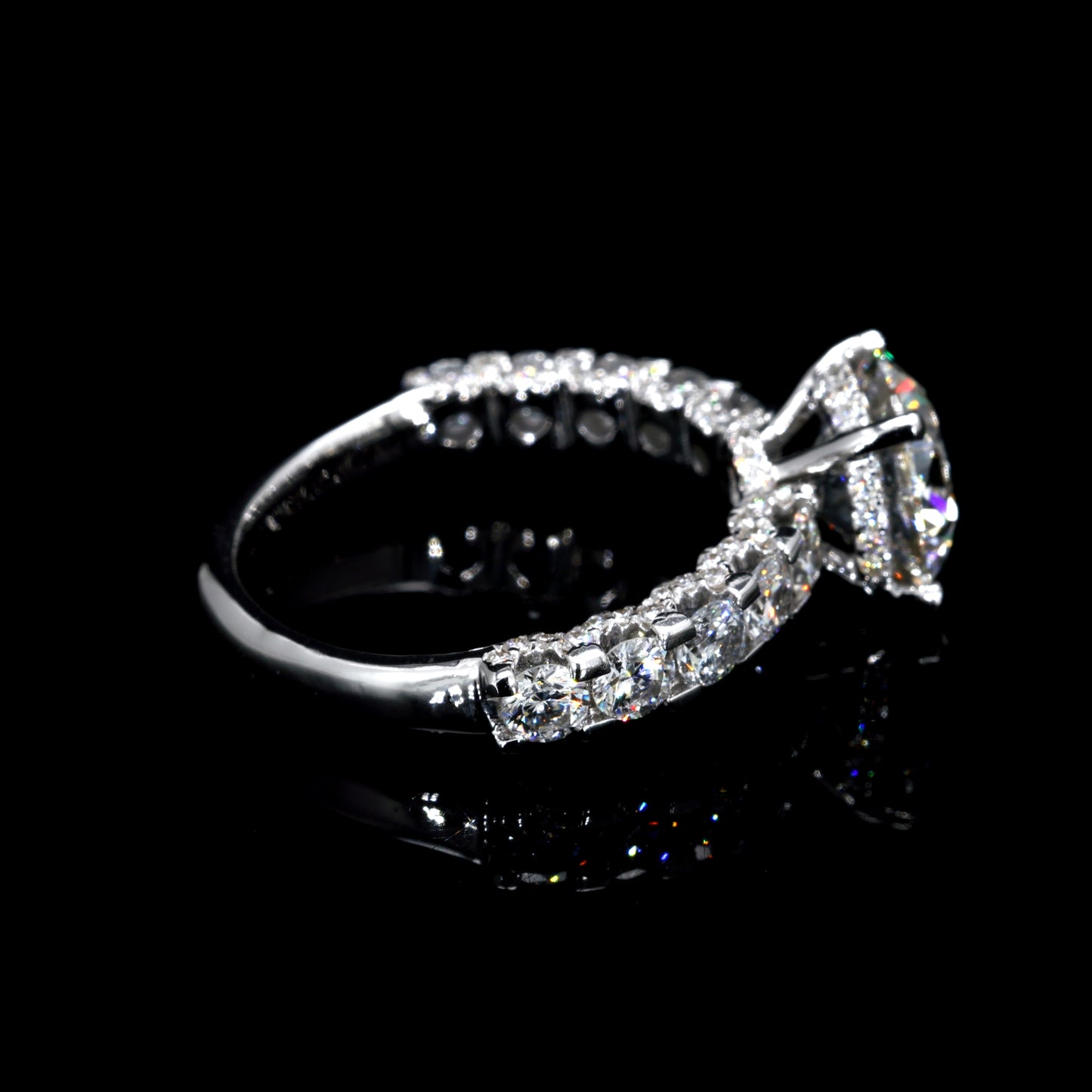 4CT Certified Lab-Grown Diamond Engagement Ring in 14K