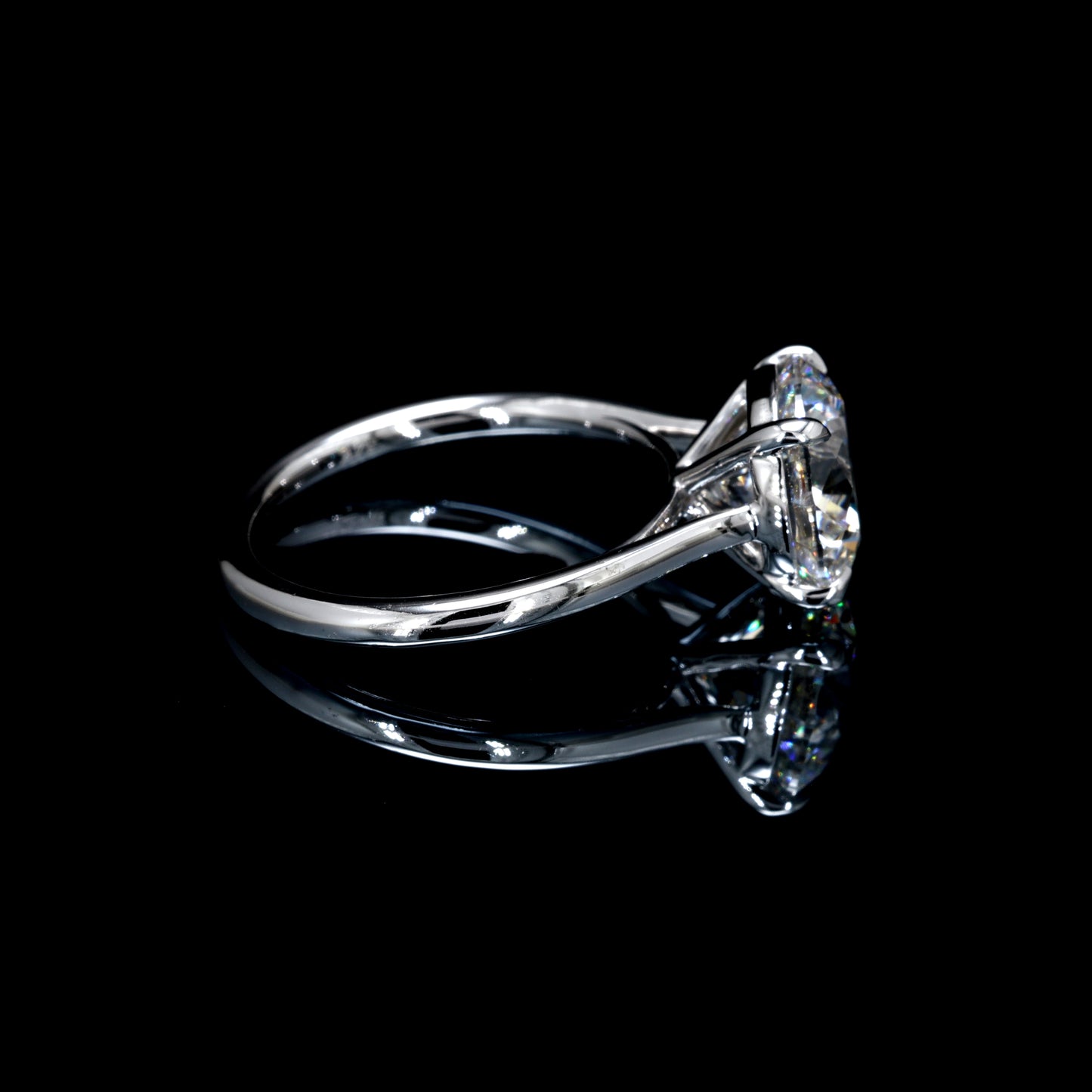 4.01CT Certified Lab-Grown Diamond Engagement Ring in 14K