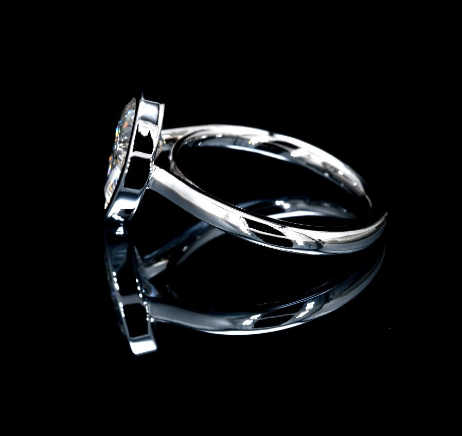 2CT Certified Lab-Grown Diamond Engagement Ring in 14K