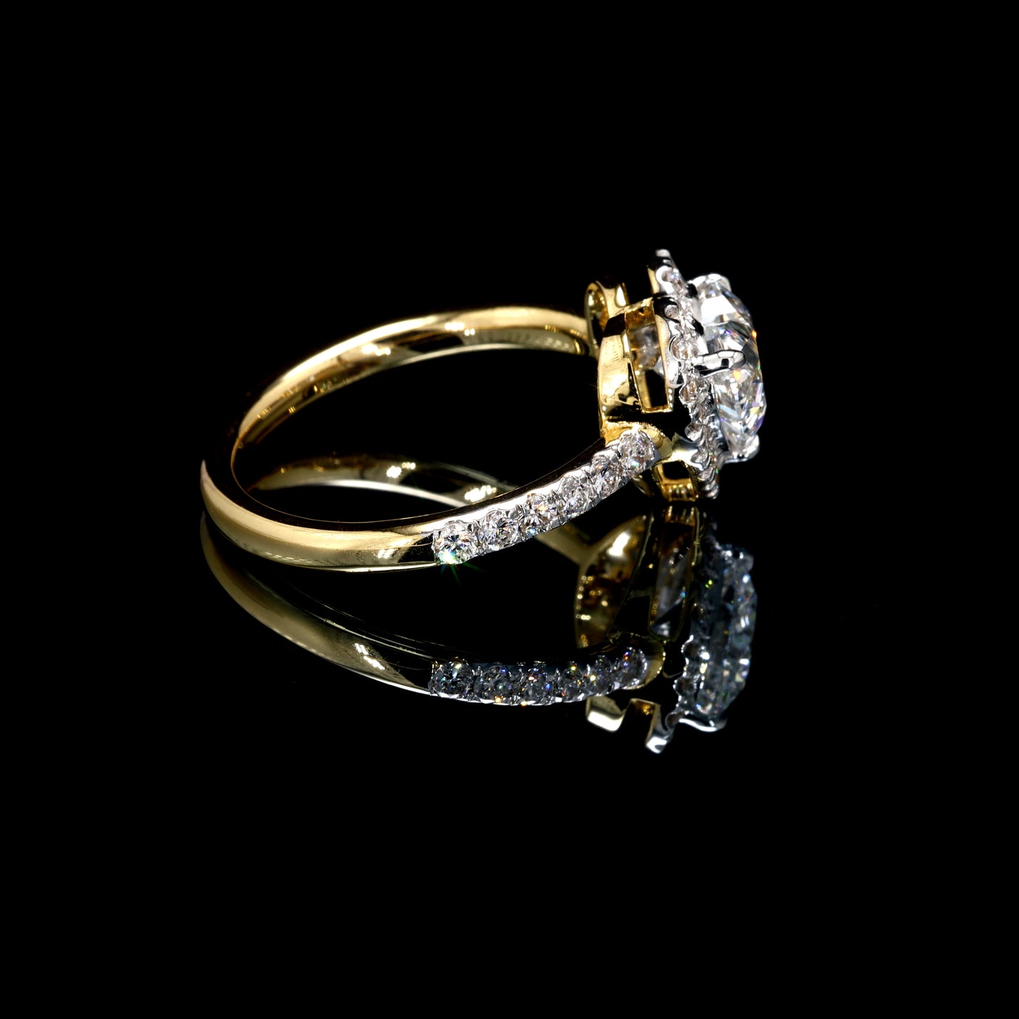 2.02CT Certified Lab-Grown Diamond Engagement Ring in 14K
