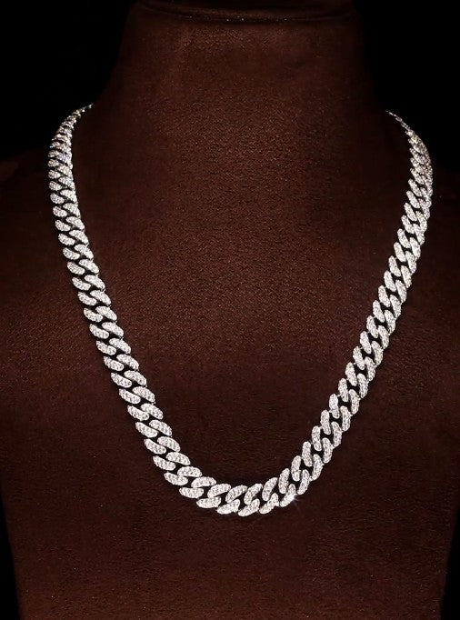 15.99CTW Men's Chain Necklace In 10K and 14K - 20"