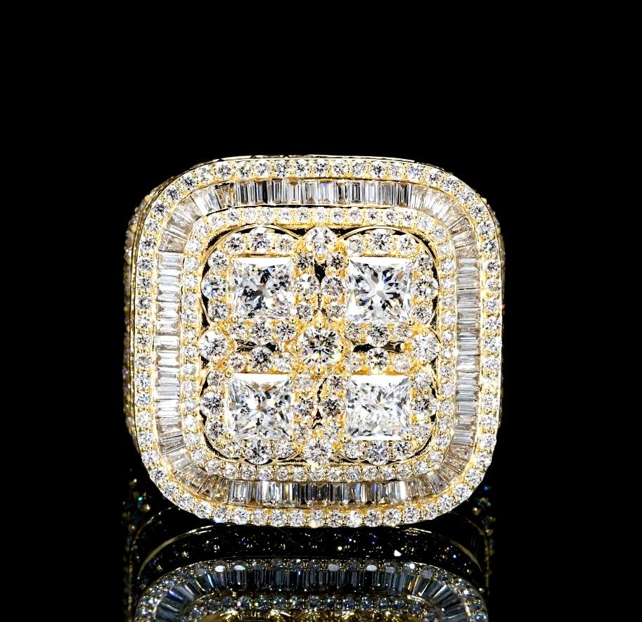 7.90CT Certified Lab-Grown Diamond Engagement Ring in 14K