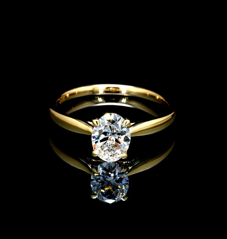 1.01W Certified Lab-Grown Diamond Engagement Ring in 14K