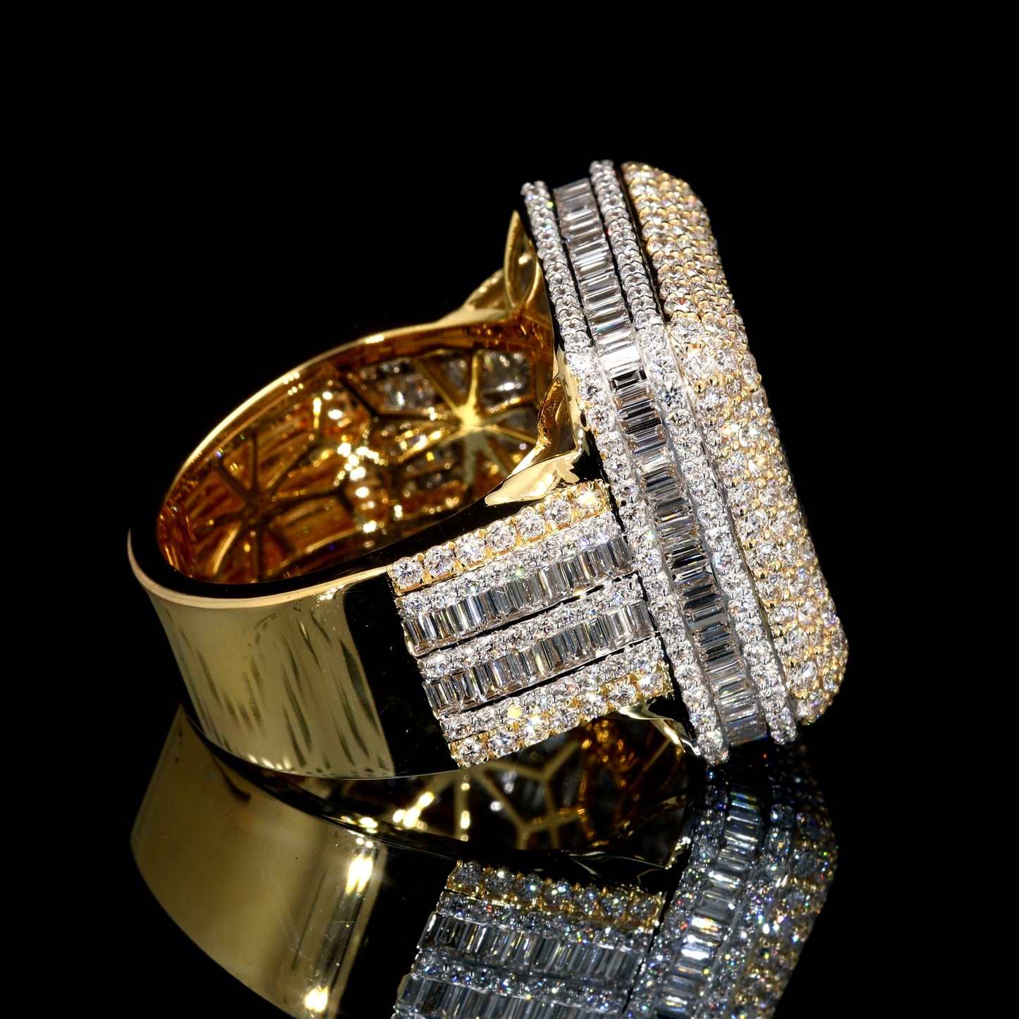 6.96CT Certified Lab-Grown Diamond Engagement Ring in 14K