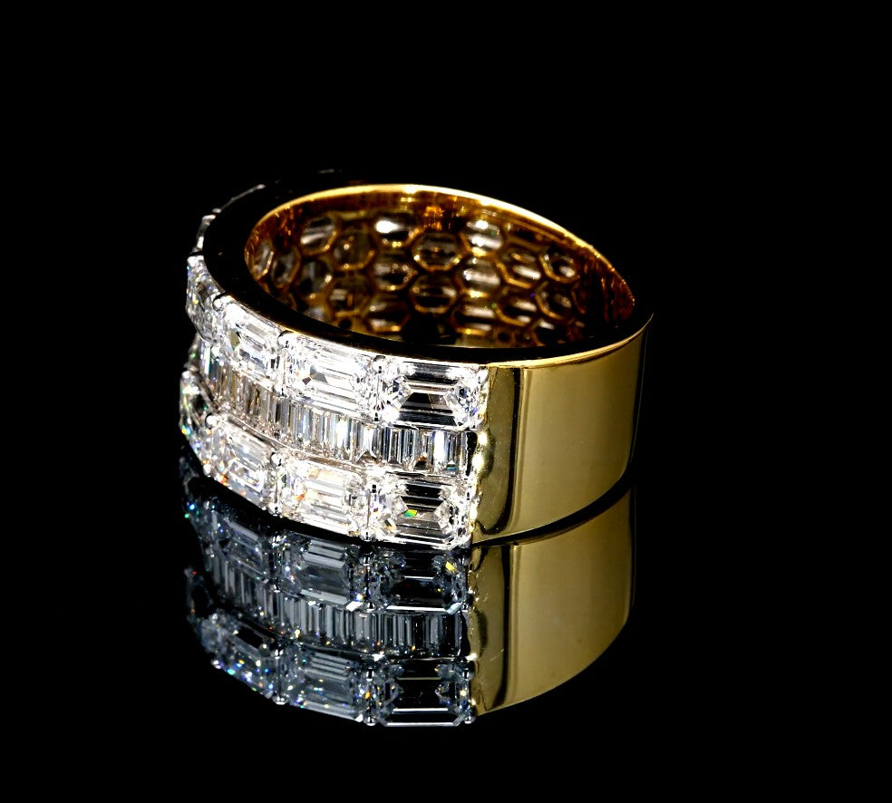 6.44CT Certified Lab-Grown Diamond Engagement Ring in 14K