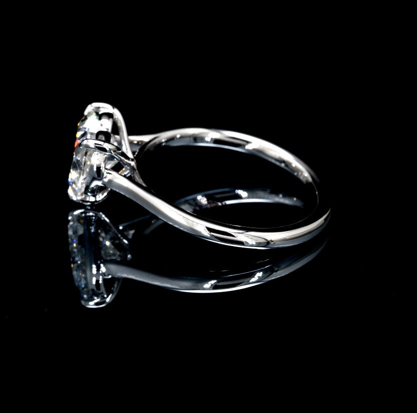 2.01CT Certified Lab-Grown Diamond Engagement Ring in 14K