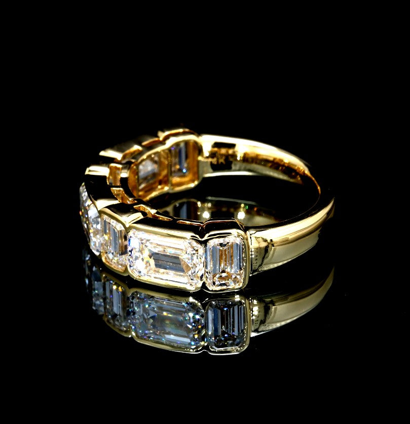 6.09CT Certified Lab-Grown Diamond Engagement Ring in 14K