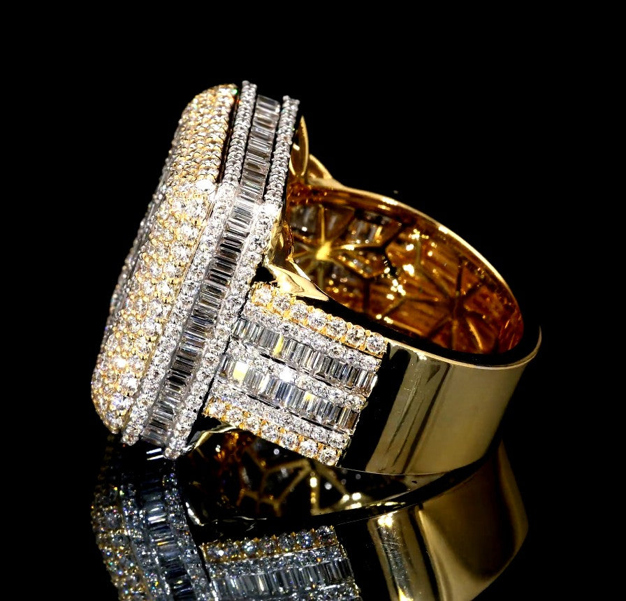 6.96CT Certified Lab-Grown Diamond Engagement Ring in 14K