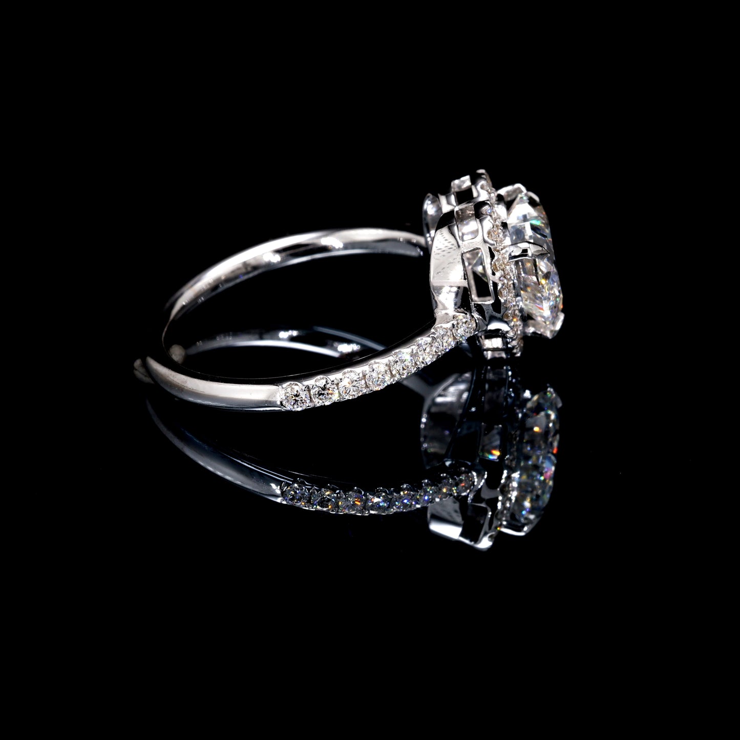2.48CT Certified Lab-Grown Diamond Engagement Ring in 14K