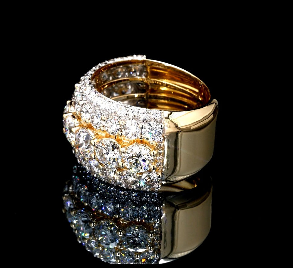 8.01CT Certified Lab-Grown Diamond Engagement Ring in 14K