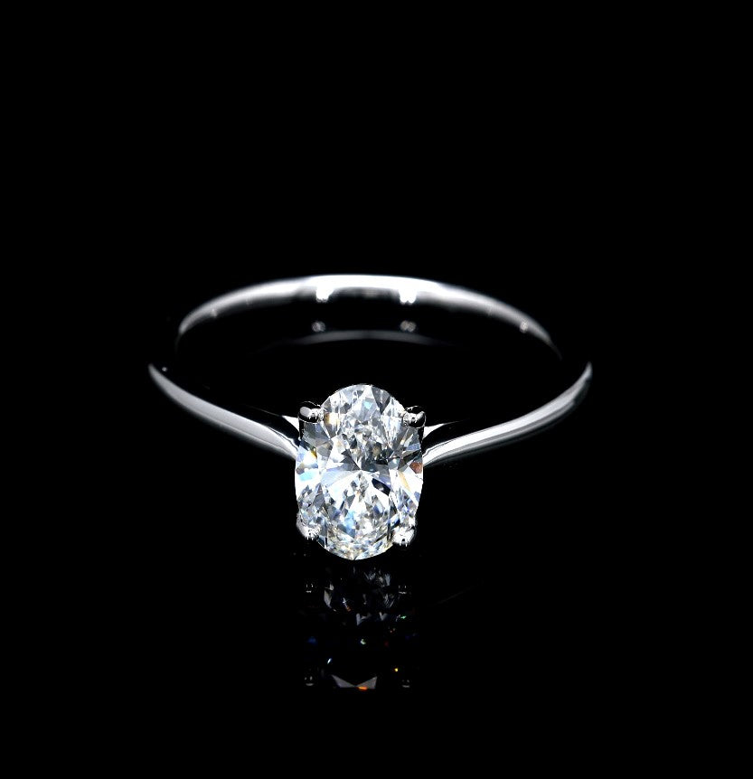 1CT Certified Lab-Grown Diamond Engagement Ring in 14K