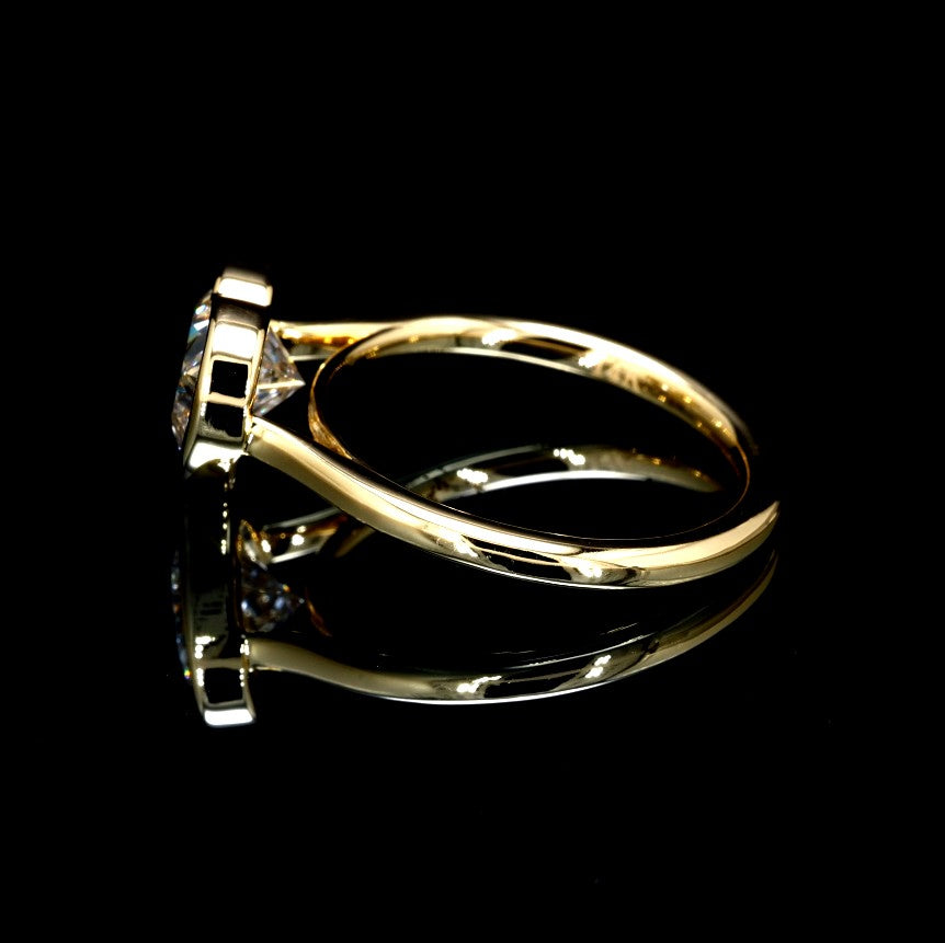 2.12CT Certified Lab-Grown Diamond Engagement Ring in 14K