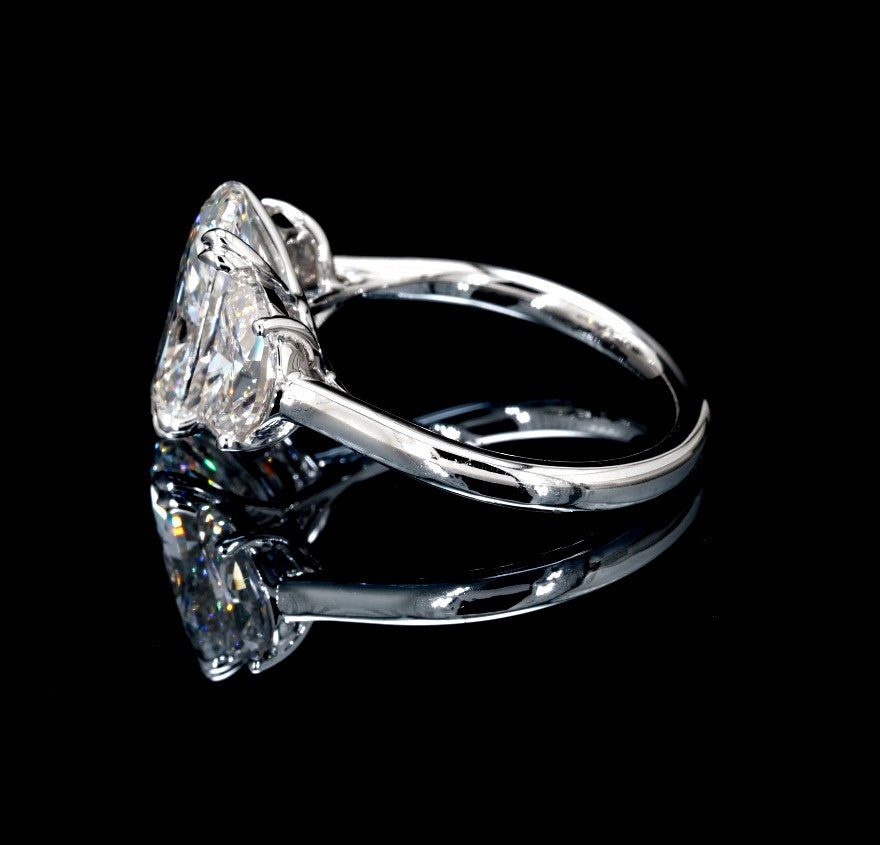 5.95CT Certified Lab-Grown Diamond Engagement Ring in 14K
