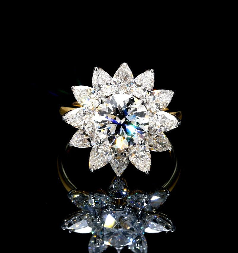 5.32CT Certified Lab-Grown Diamond Engagement Ring in 14K