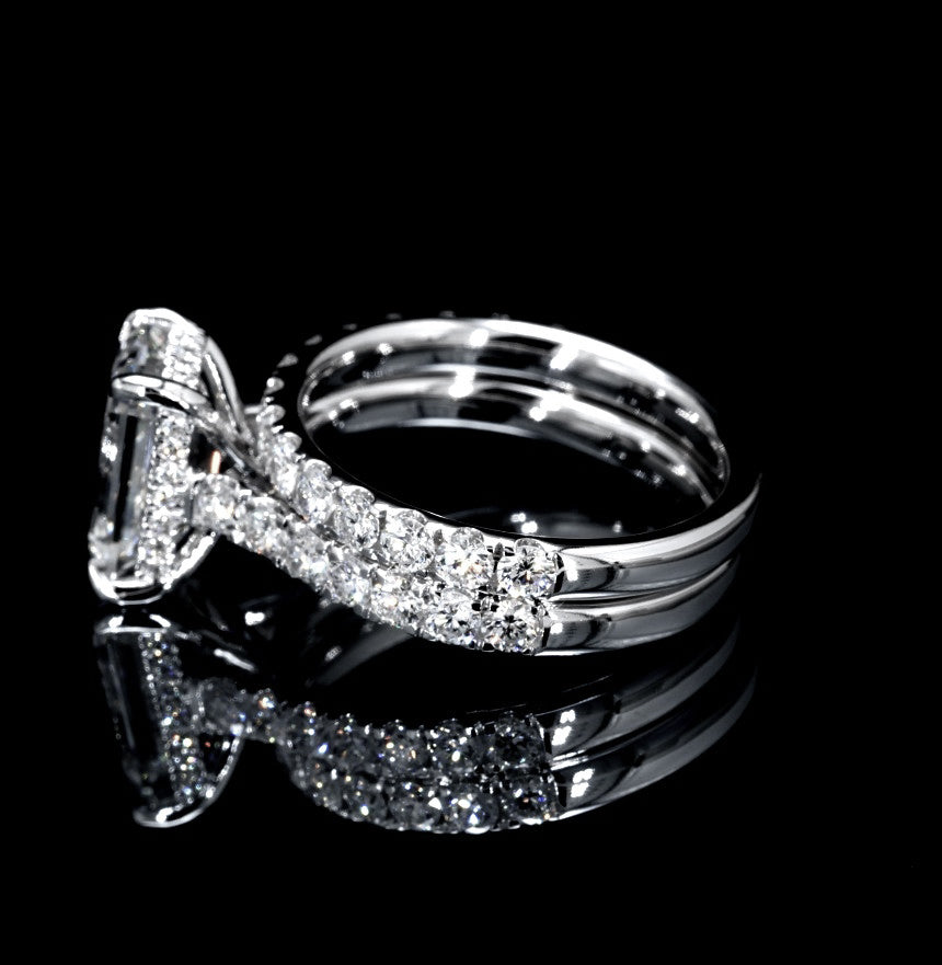 5.05CT Certified Lab-Grown Diamond Engagement Ring in 14K