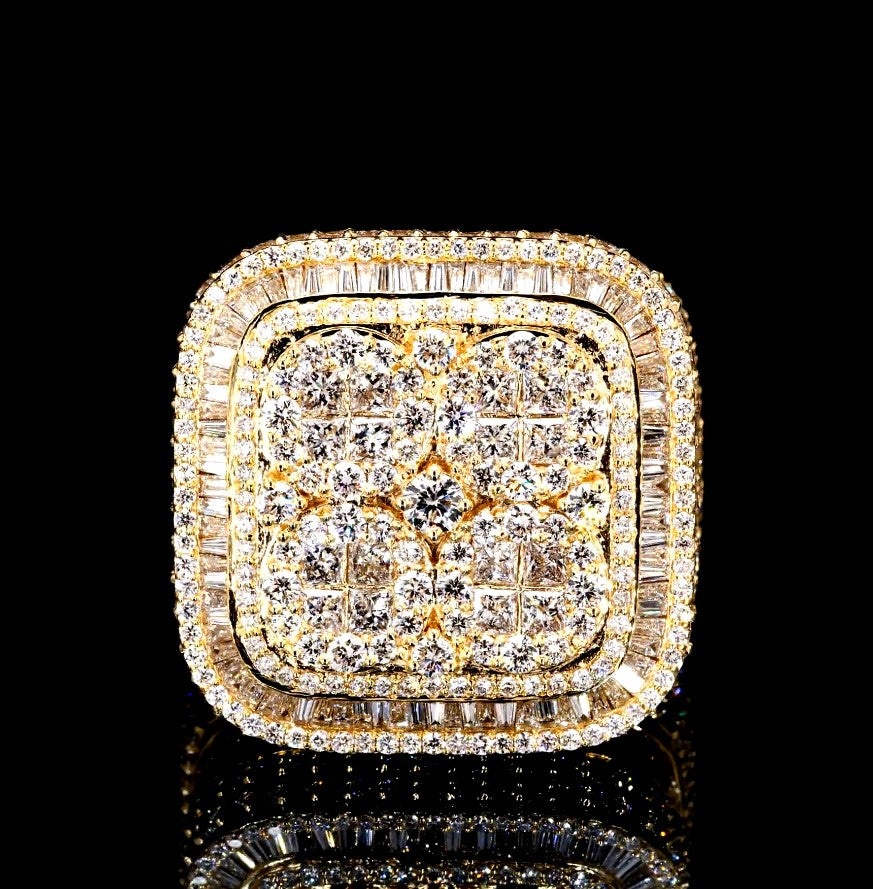 6.07CT Certified Lab-Grown Diamond Engagement Ring in 14K