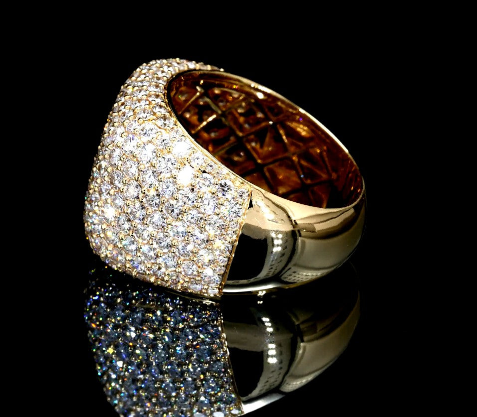 6.08CT Certified Lab-Grown Diamond Engagement Ring in 14K