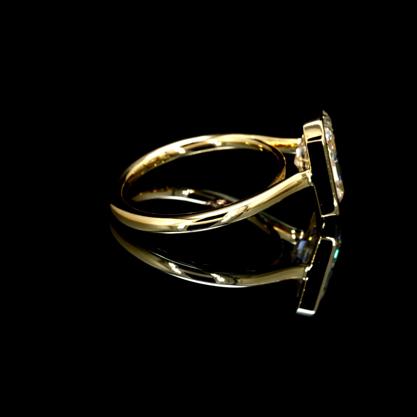 3.03CT Certified Lab-Grown Diamond Engagement Ring in 14K