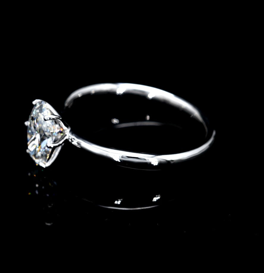 1.05W Certified Lab-Grown Diamond Engagement Ring in 14K