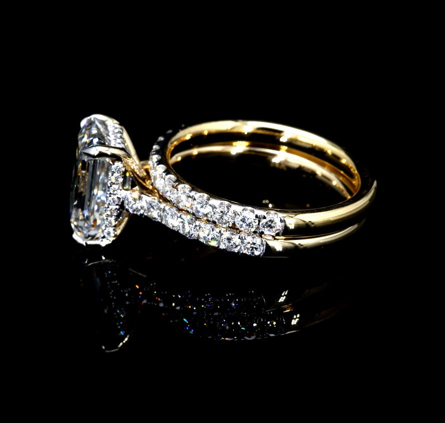 5.18CT Certified Lab-Grown Diamond Engagement Ring in 14K