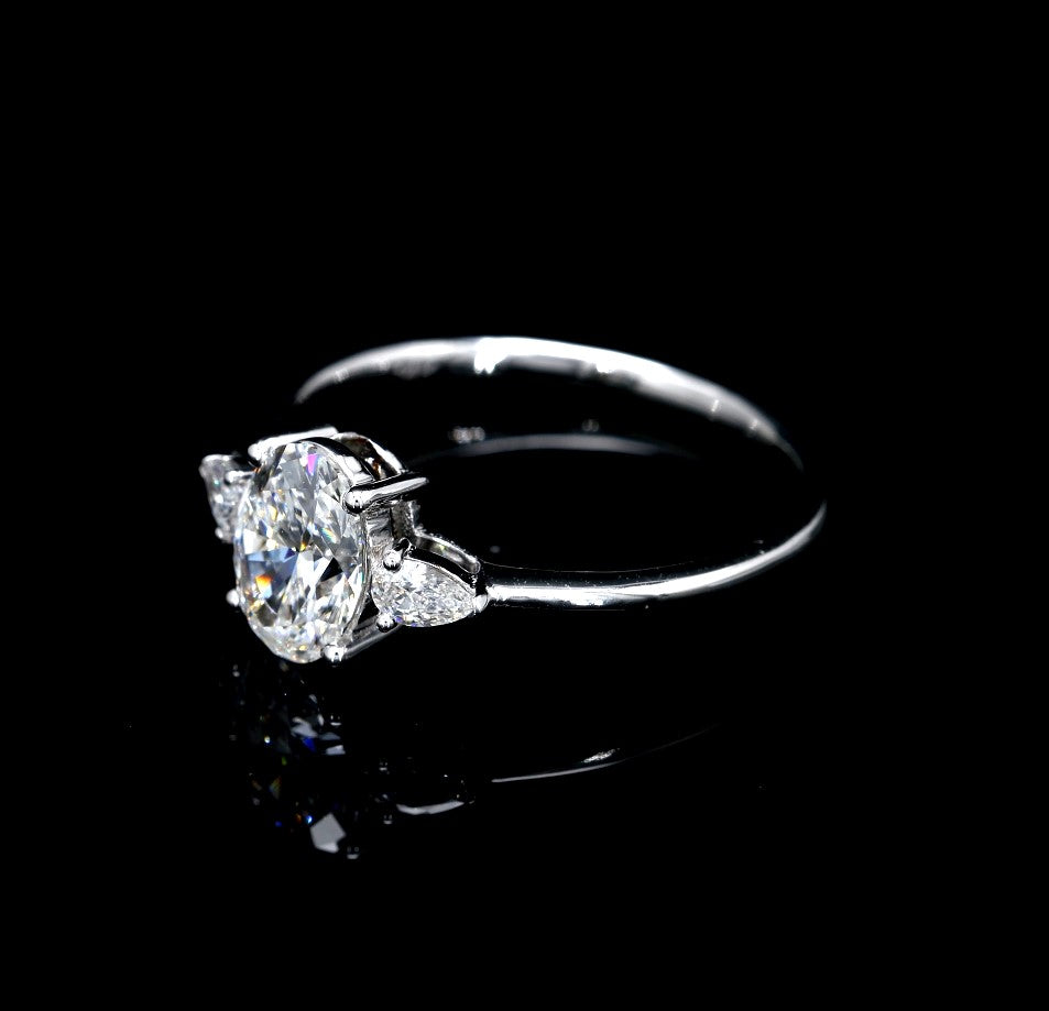 1.01W Certified Lab-Grown Diamond Engagement Ring in 14K