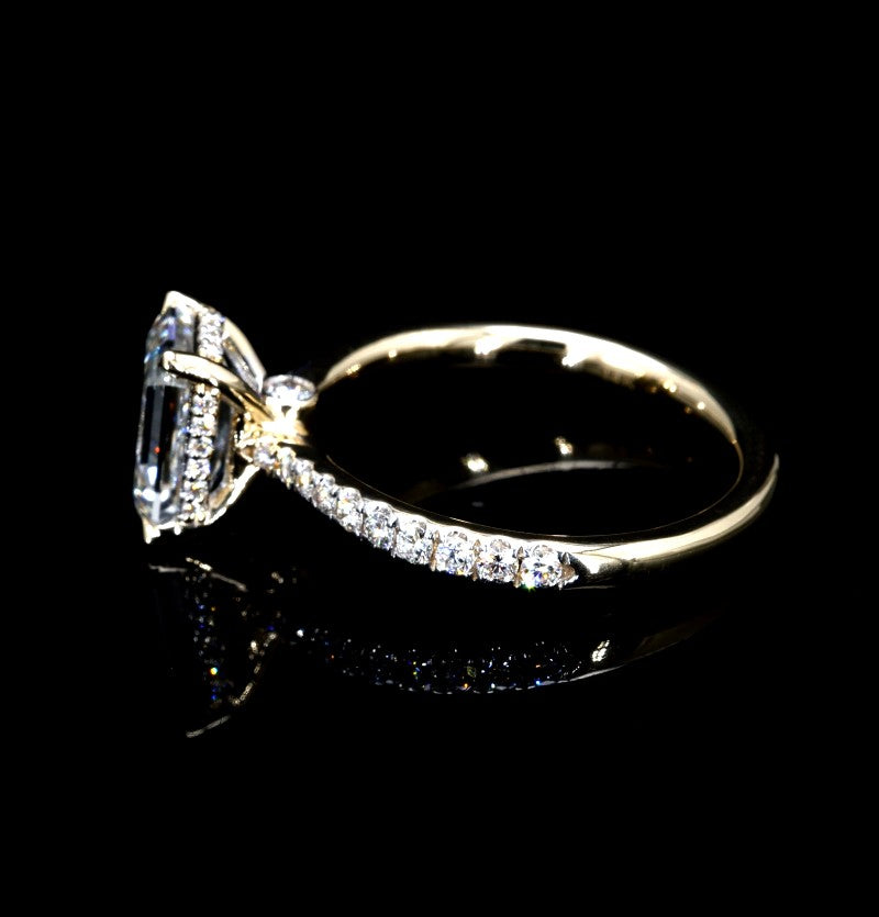 2.47CT Certified Lab-Grown Diamond Engagement Ring in 14K