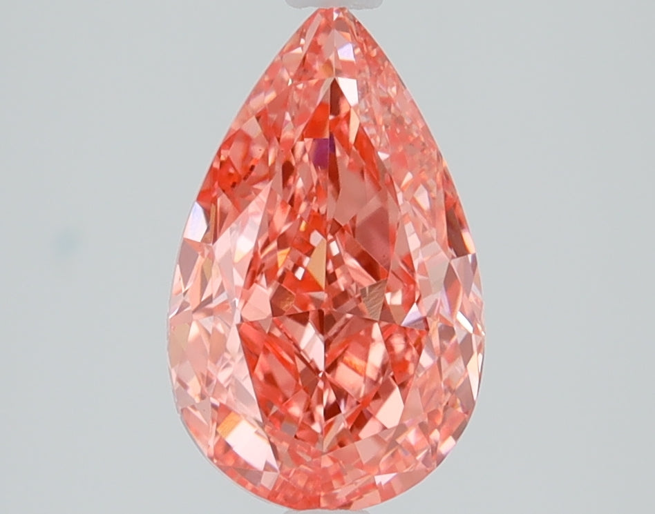 1.84 CT Pear Diamond PINK VVS2