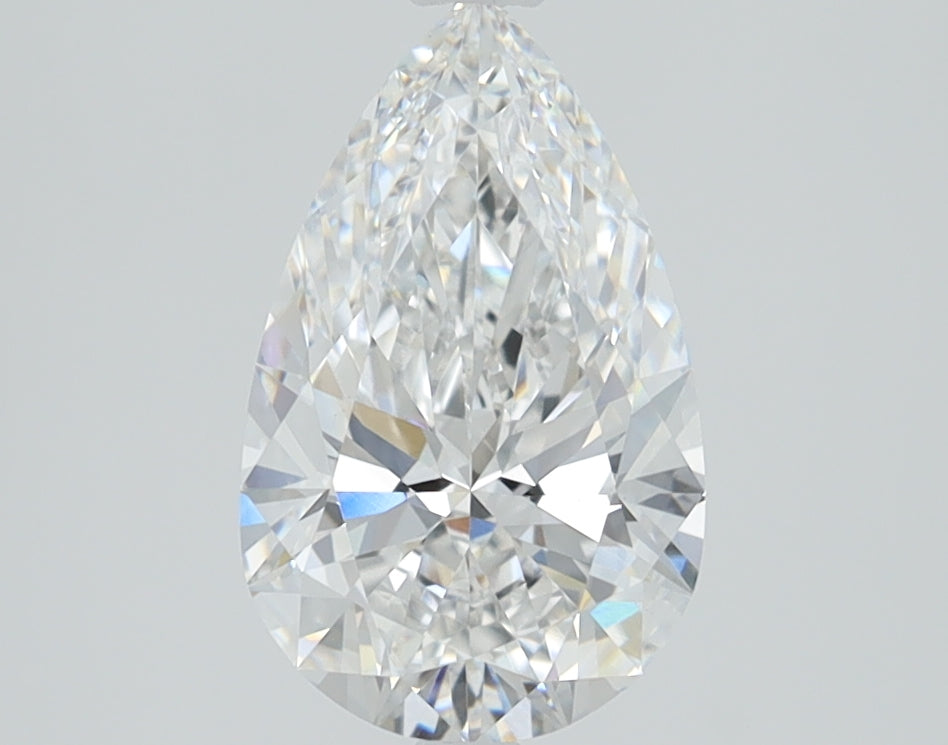 1.55 CT Pear Diamond D VVS2