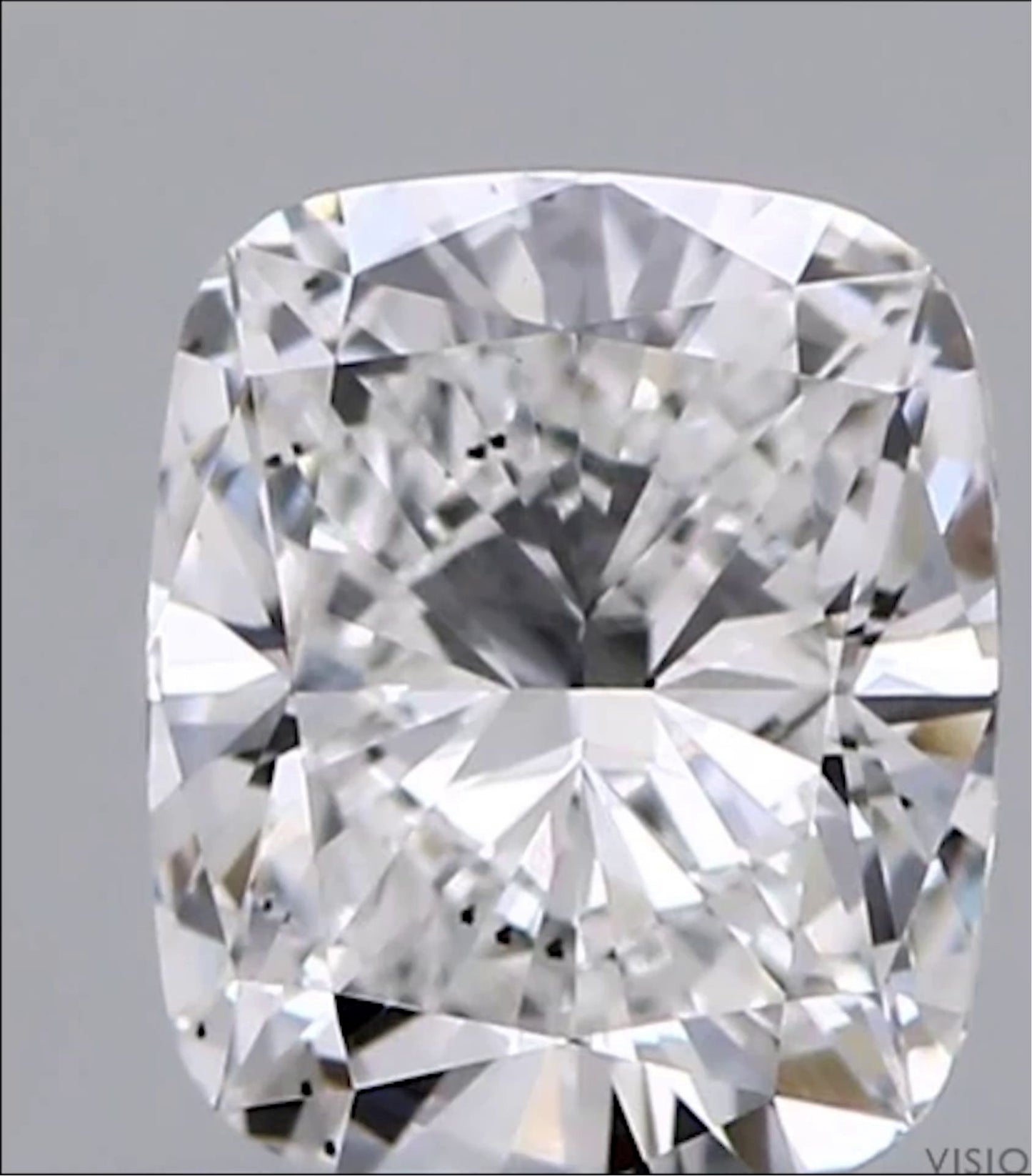 0.9 CT Cushion Diamond F SI1