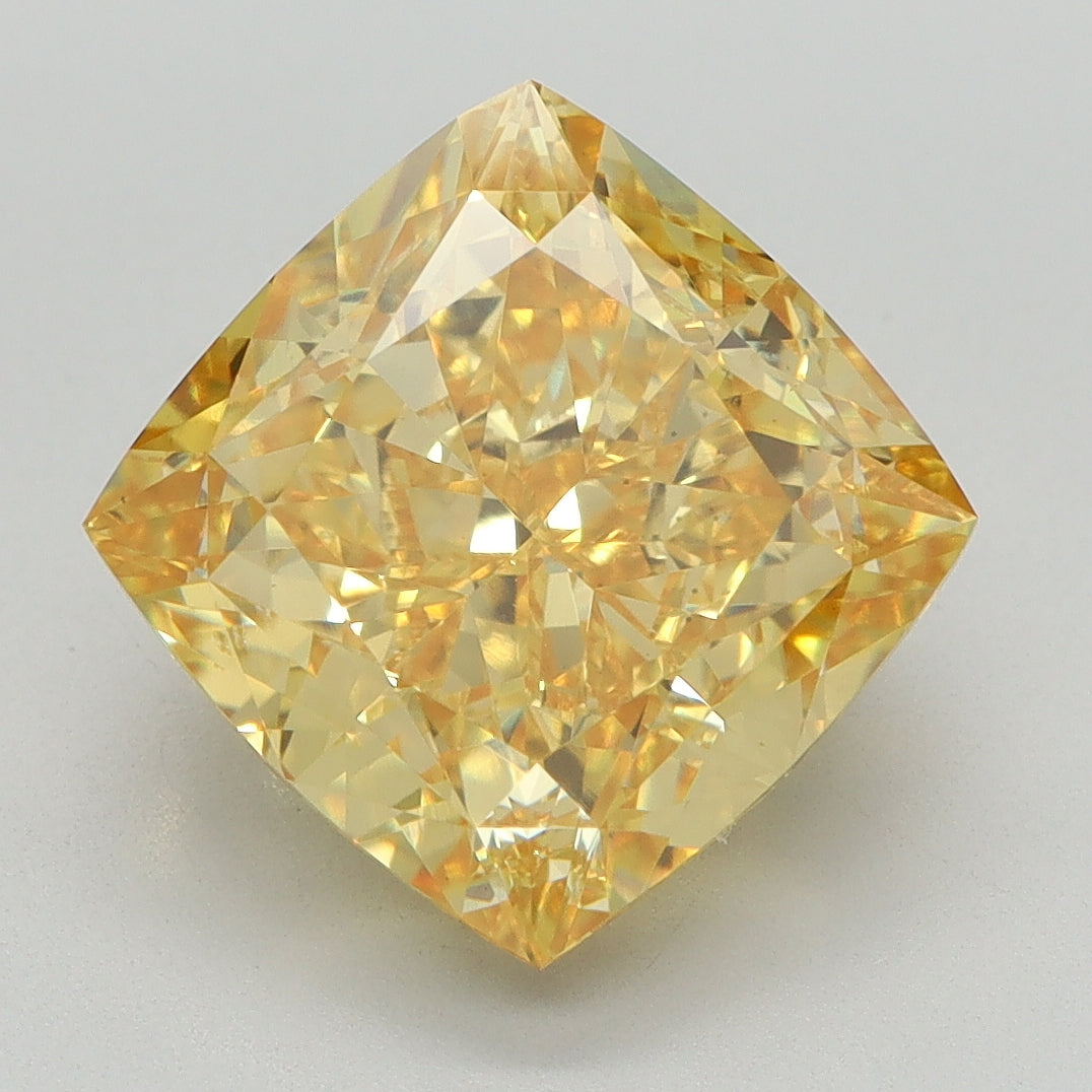4.54 CT Cushion Diamond YELLOW VS1