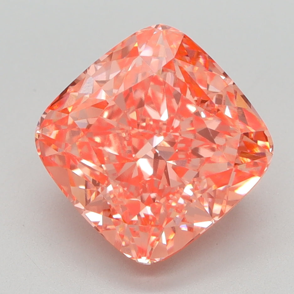 3.07 CT Cushion Diamond PINK VVS2
