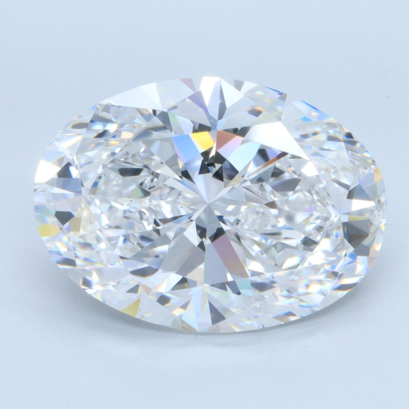 7.08 CT Oval Diamond D VS1