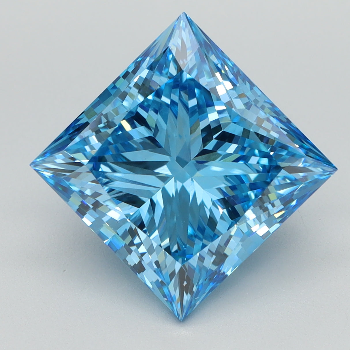 5.03 CT Princess Diamond BLUE VVS2