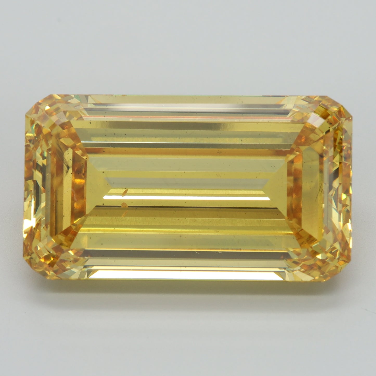 27.27 CT Emerald Diamond YELLOW VS2