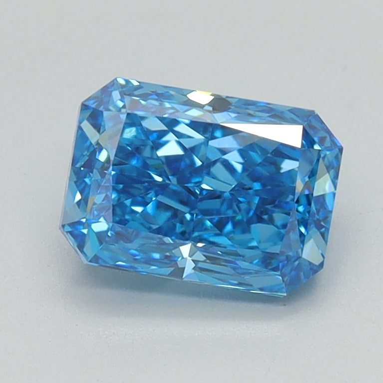 1.08 CT Radiant Diamond BLUE VVS2
