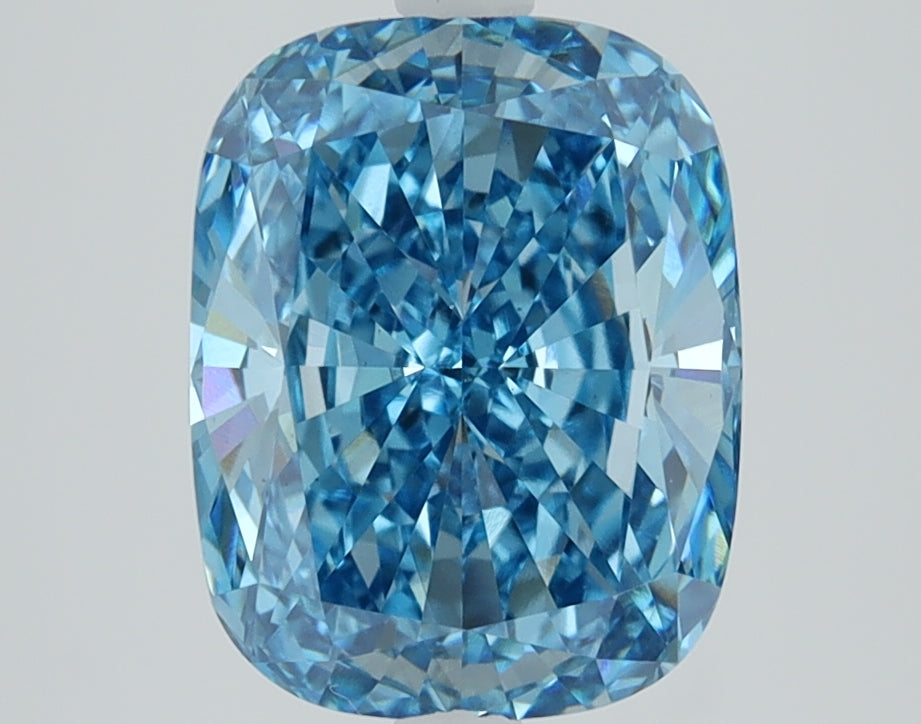 3.01 CT Cushion Diamond BLUE VS1