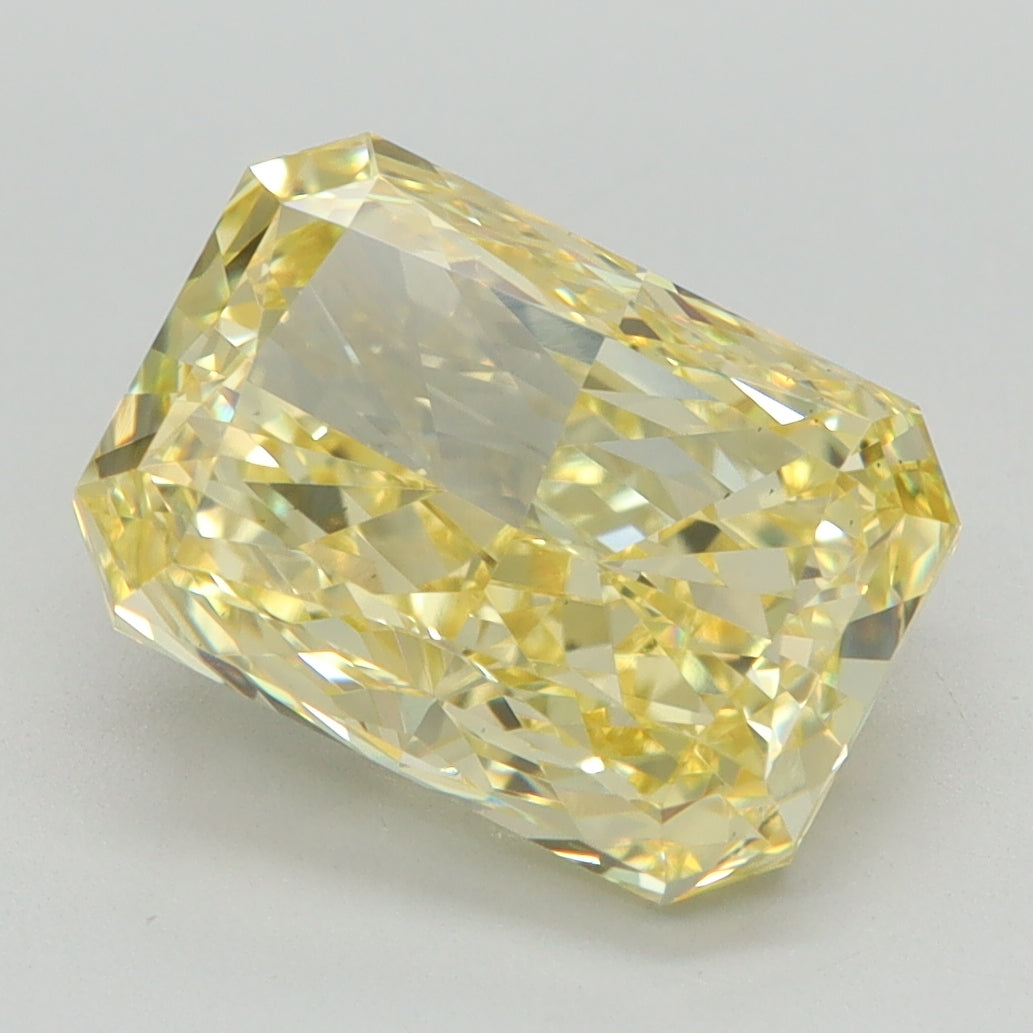 3.56 CT Radiant Diamond YELLOW VS1