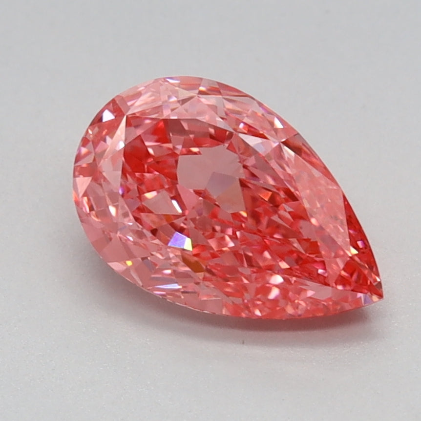 1.08 CT Pear Diamond PINK VS1
