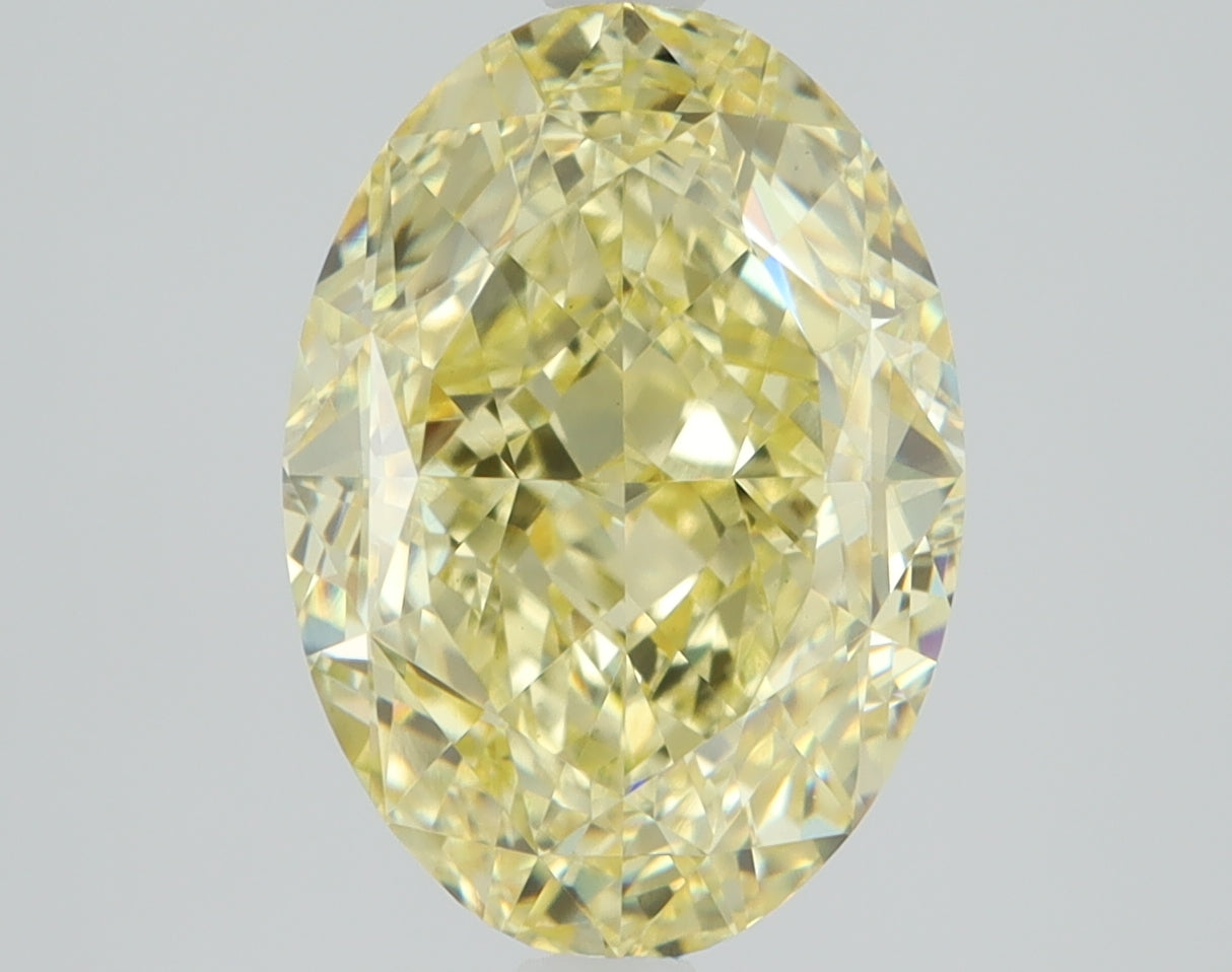 2.69 CT Oval Diamond YELLOW VS1