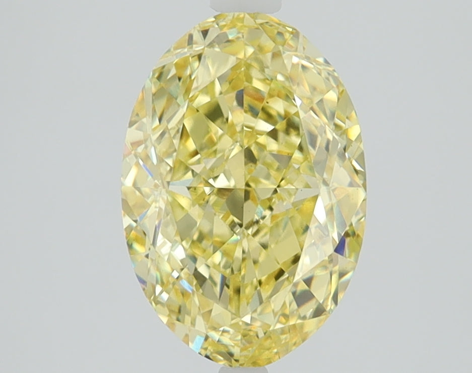 2.33 CT Oval Diamond YELLOW VS1