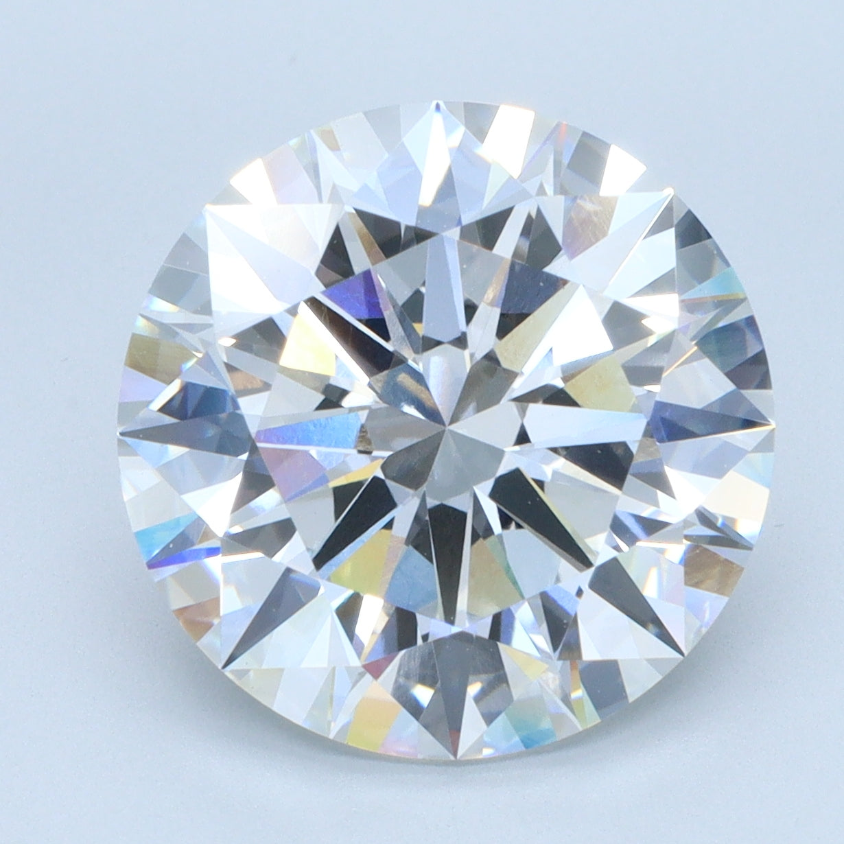 6.09 CT Round Diamond F VVS2