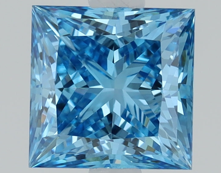 1.02 CT Princess Diamond BLUE VS1