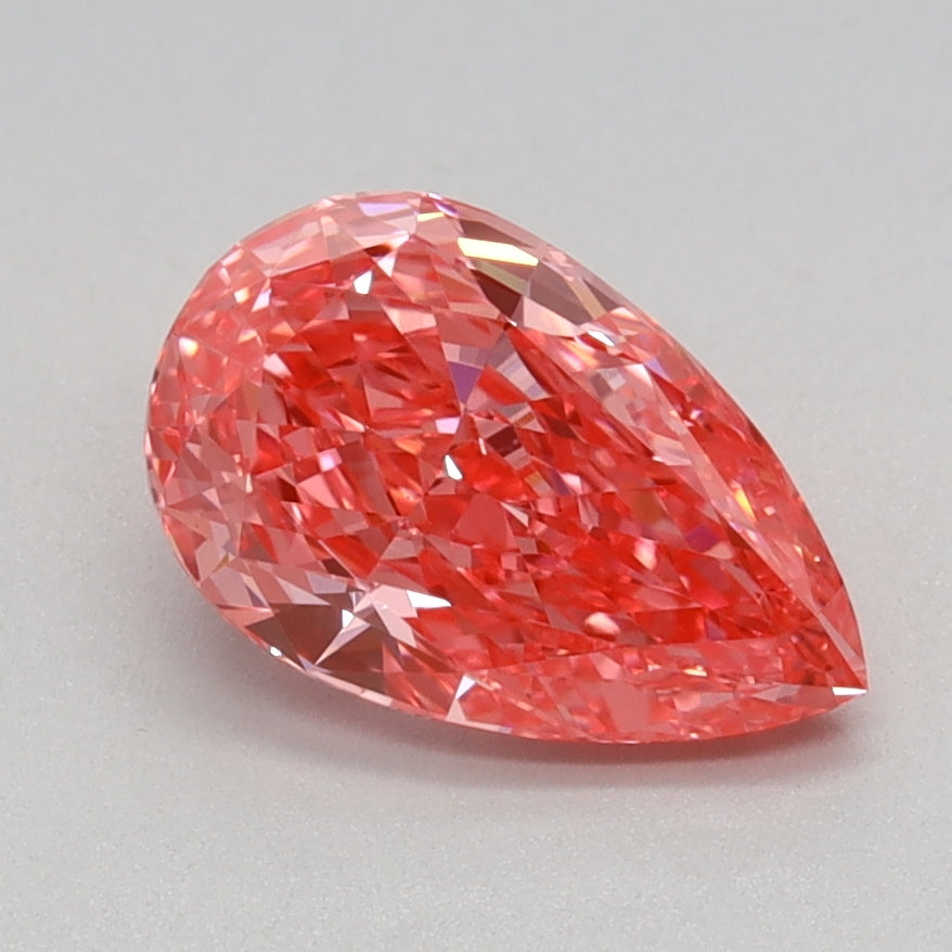 1.05 CT Pear Diamond PINK VVS2