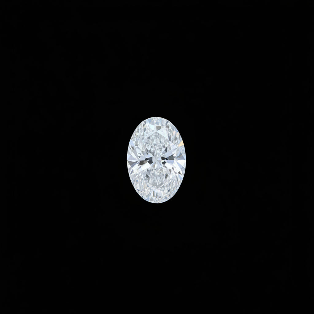 3.08 CT Oval Diamond D VVS2