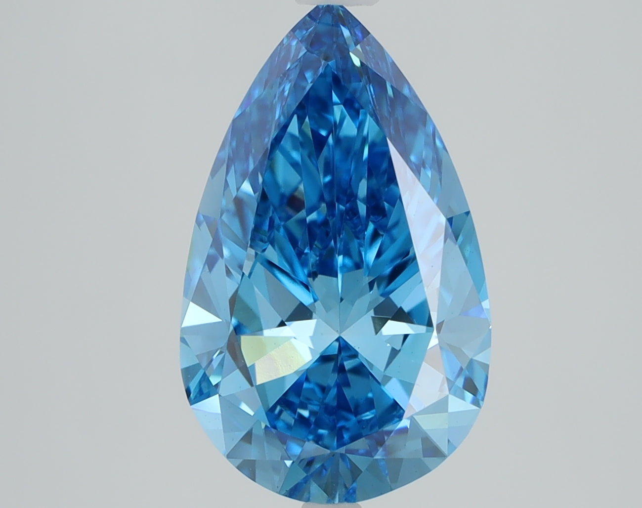2.07 CT Pear Diamond BLUE VS1