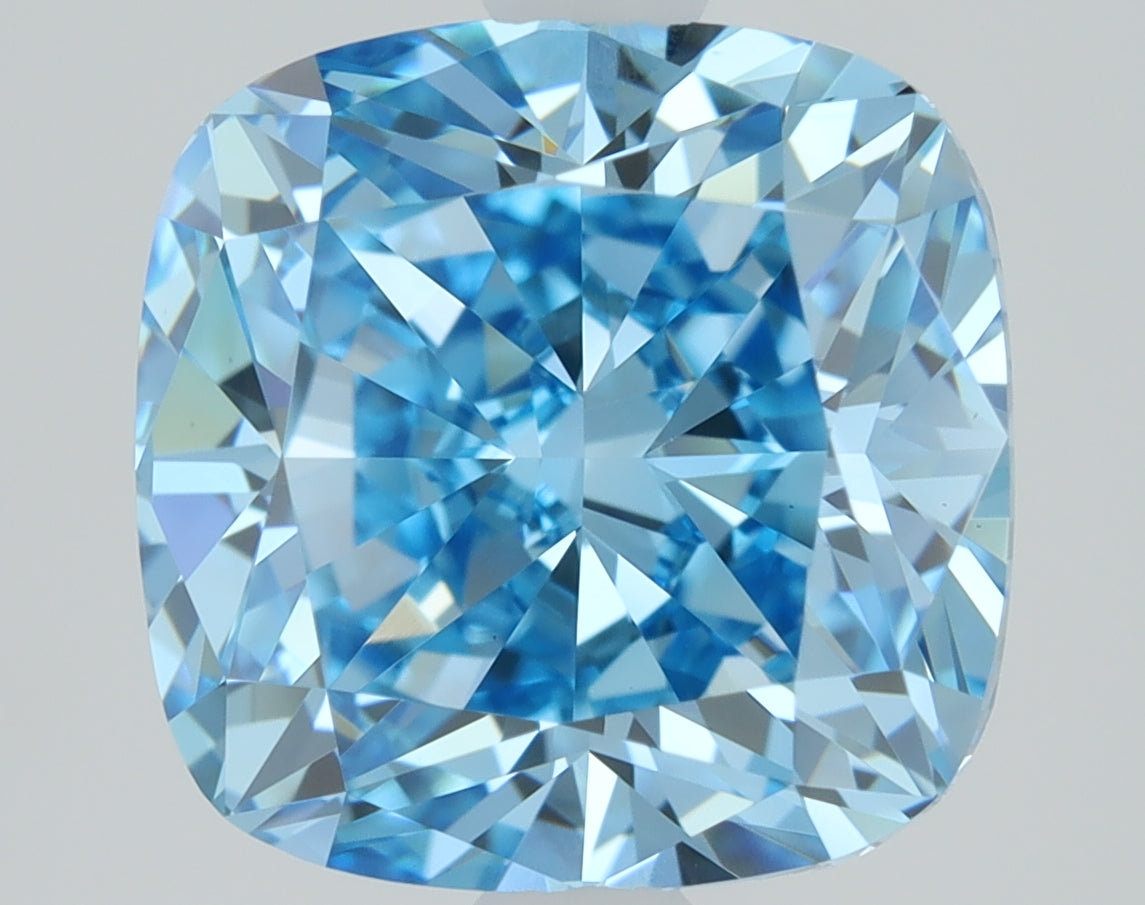 2.06 CT Cushion Diamond BLUE VS1