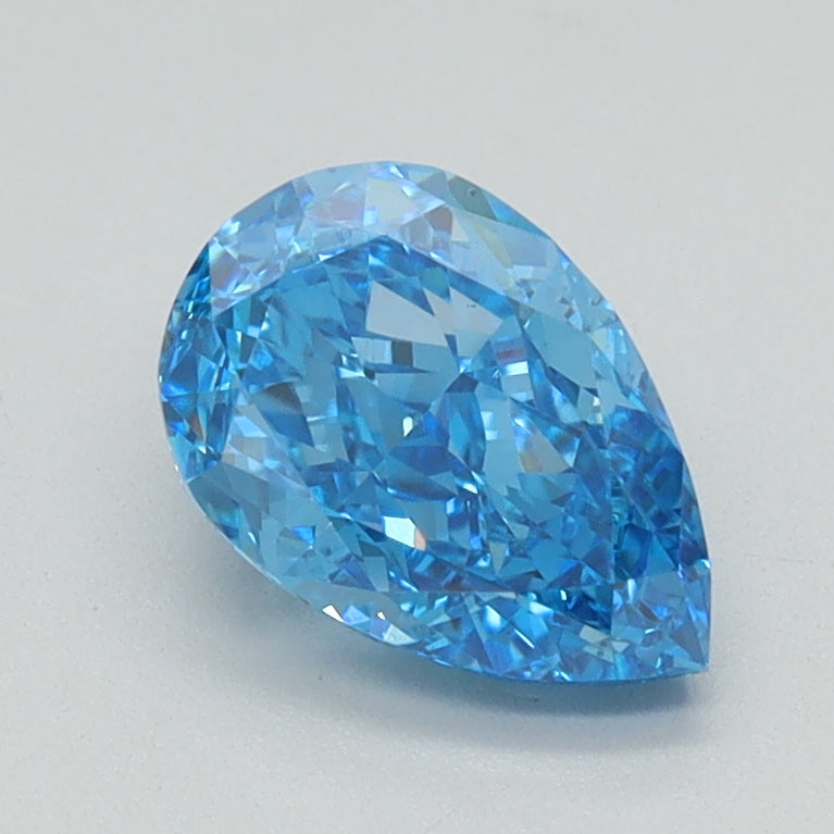 1.02 CT Pear Diamond BLUE VS1